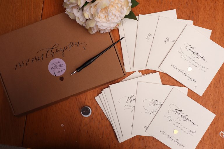 Handlettered Wedding Stationery